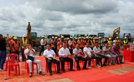 華中能源熱電項目舉行開工儀式